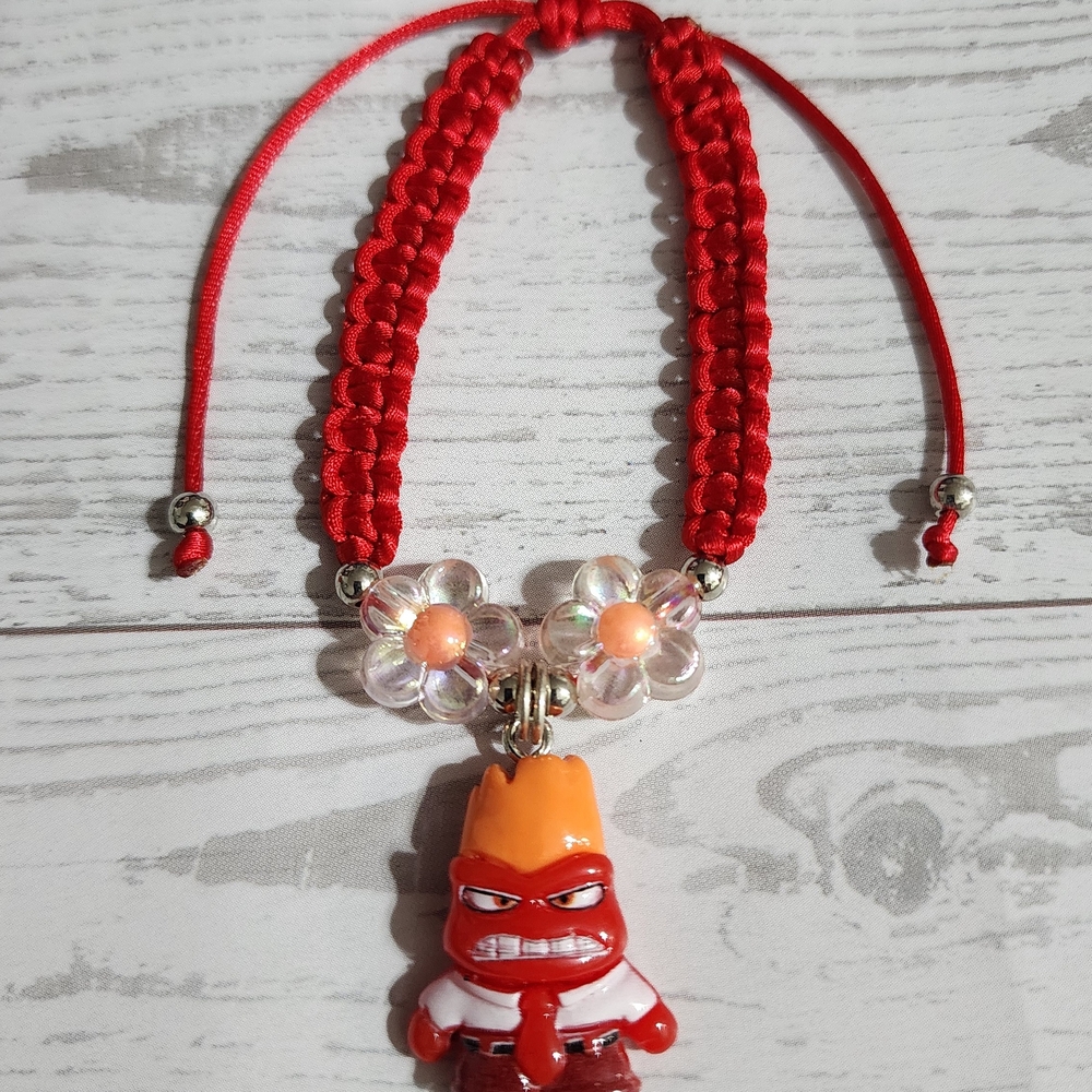 Red Character Charm Bracelet for Kids